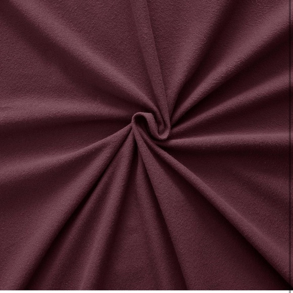 Microfiber Flannel Sheets Warm and Cozy Deep Pocket Breathable king Burgundy Red - Picture 2 of 4